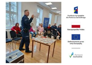 Spotkanie edukacyjne rodzin z Funkcjonariuszem Policji